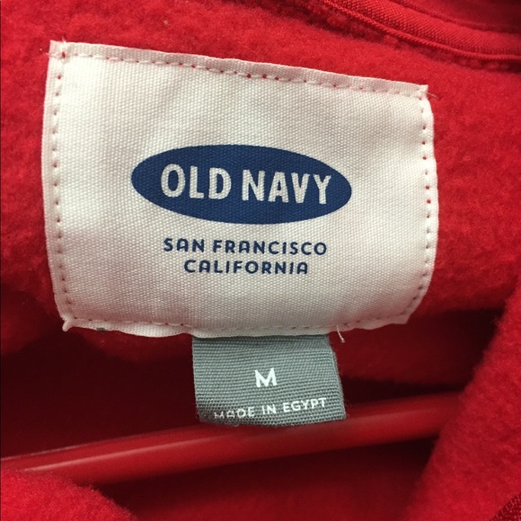 Fleece Red Pullover Warm Quarter Zip Medium - Picture 2 of 5